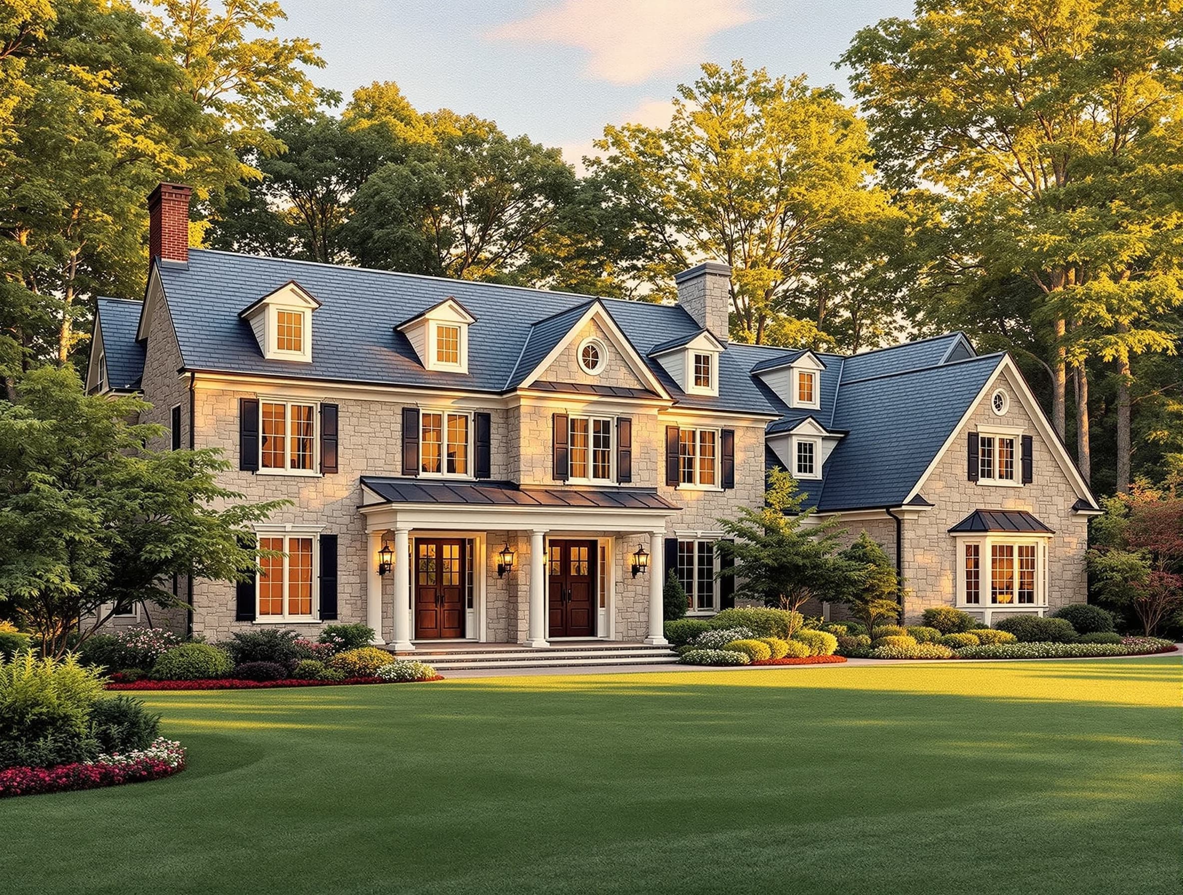 Custom Colonial — Old Field, NY